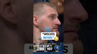 Timberwolves fans are confident 🐺🗣️👀 #Timberwolves #Nuggets #NBA #NBAPlayoffs