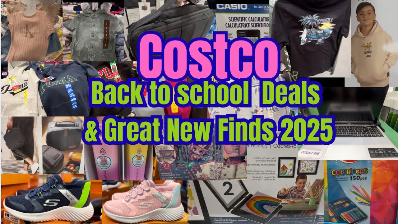 COSTCO BACK TO SCHOOL DEALS  & GREAT NEW FINDS‼️ SHOP WITH ME‼️