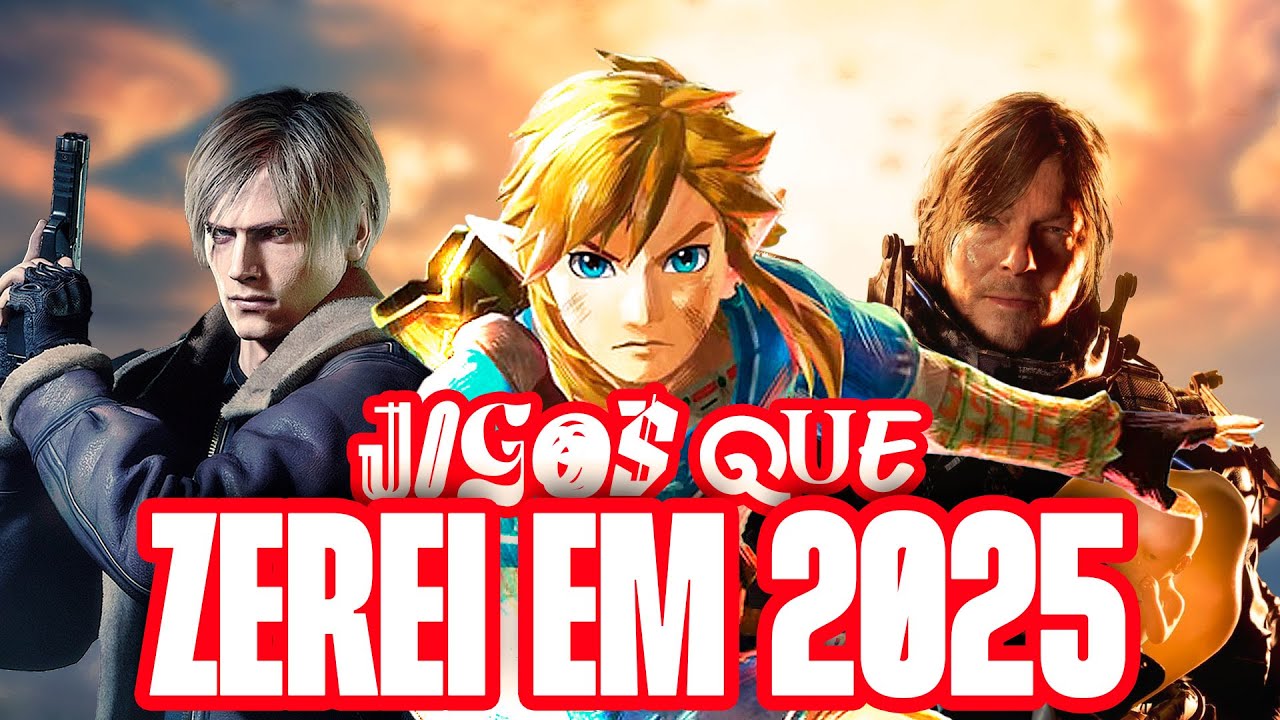 TODOS os jogos que EU ZEREI em 2025