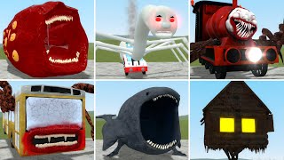 Thomas Train vs Bloop vs New House Head vs Choo Choo Charles vs Train Eater vs Bus Eater in G Mod by Dino Land 17,077 views 3 months ago 8 minutes, 26 seconds