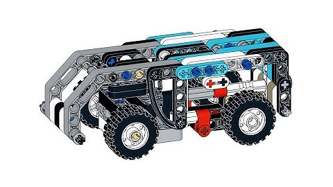 LEGO® 42133 Alternate Build - Technic Telehandler - Airport Fire Truck