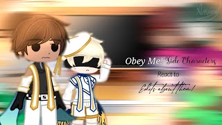 •Obey Me! Side Characters React to Edits about them!•||Annes Gacha_Life