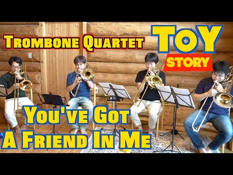 トロンボーン四重奏「トイストーリー / 君はともだち」 演奏して