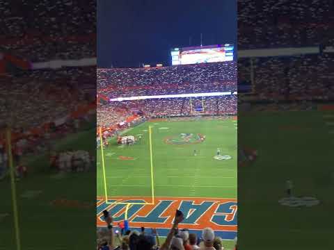 2022 Sept 3 Florida Gators vs UTAH Tom Petty Won't Back Down
