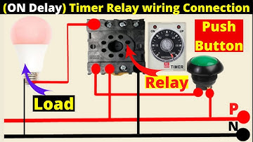 on delay timer wiring diagram | 8 pin timer relay wiring diagram | Mian Electric
