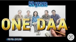 OneDaa 50 years (1976 - 2026), mengenang kembali pengalaman bermusik kami 50 thn yang lalu …..🥰