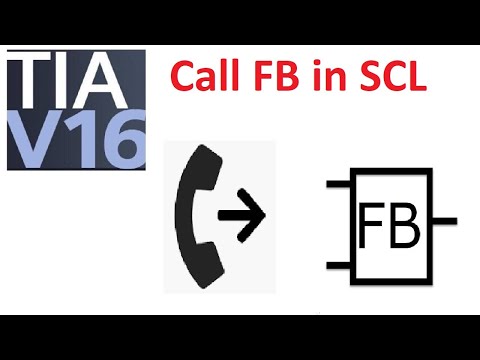 How to call an FB in OB1 for SIEMENS TIA portal in SCL ? |S7-300 | S7-400 | S7-1500
