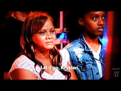 XFactor: girl rages after four no's