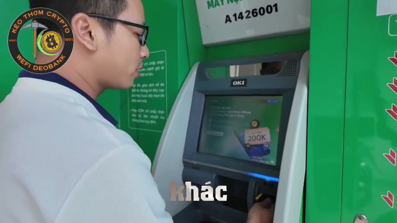 Rút tiền pháp định từ Crypto qua WeFi VISA tại ATM