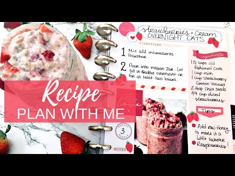 recipe-plan-with-me-|-strawberries-&-cream-overnight-oats