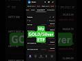 my gold silver etf allocation #investing #gold #silver #iloveyou