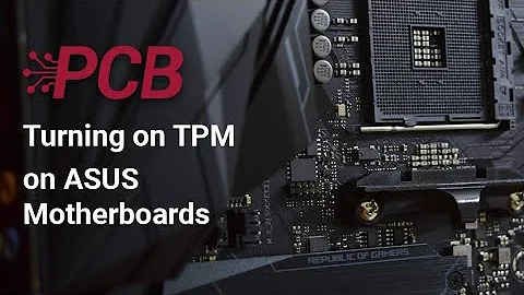 Enabling TPM 2.0 on Asus Motherboards