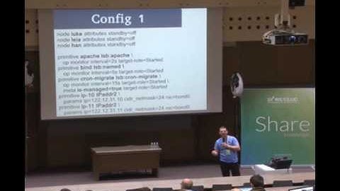 DORS/CLUC 2016 - Fault tolerant services with Corosync and Pacemaker