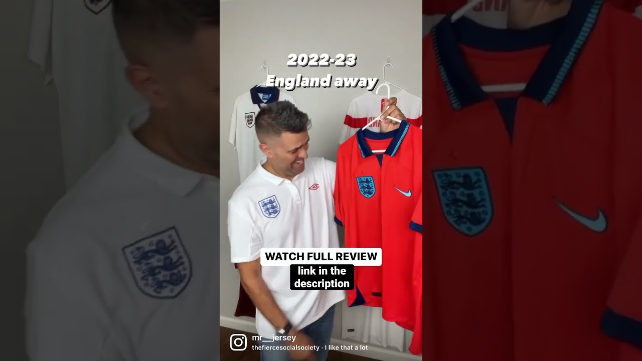 NIKE 2022-23 ENGLAND AWAY KIT REVIEW - LINK IN THE DESCRIPTION
