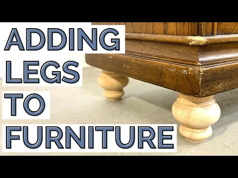 How to Add Legs to Furniture | Adding Legs to a Cedar Chest | DIY Cedar Chest Makeover