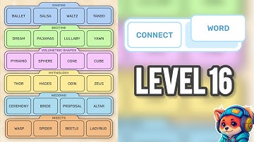 Connect Word Level 16 | Walkthrough & Solution (iOS / Android)