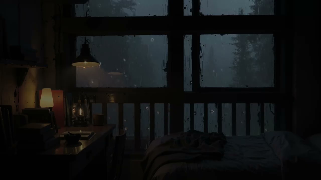 Close your eyes and listen only to the sound of the rain - Meditation, calming the mind and sleeping