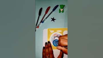 Easy Stencil design 🥰💞 #shortvideo #shortfeed #subscribe #viral