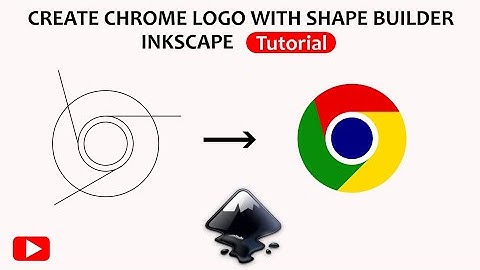 🎬 How to Design the Chrome Logo in Inkscape Using the Shape Builder Tool