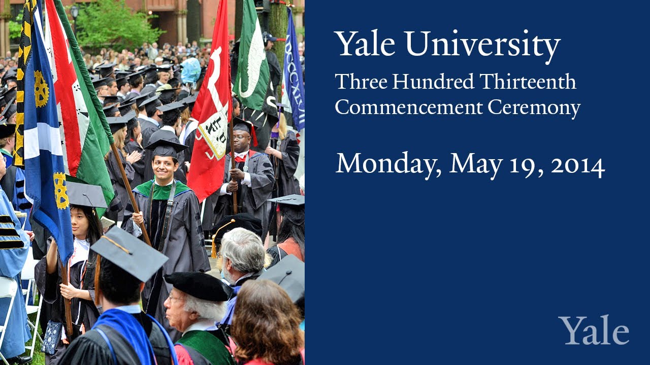 Yale Commencement Ceremony 2014 YouTube