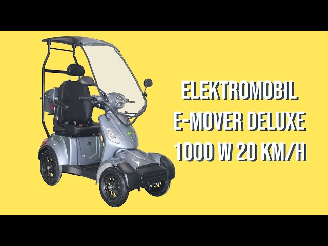 GreenStreet Deluxe YouTube 20 - W E-Mover Elektromobil km/h 1000