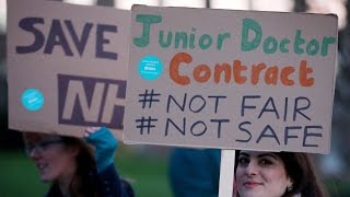 Junior doctors’ strike goes ahead as 60% walk out