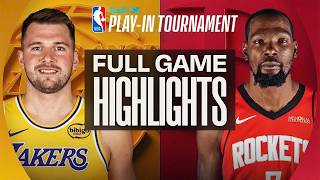 Los Angeles Lakers Vs Houston Rockets Full Game Highlights - April 16 ,2026 Nba Play-In Tournament