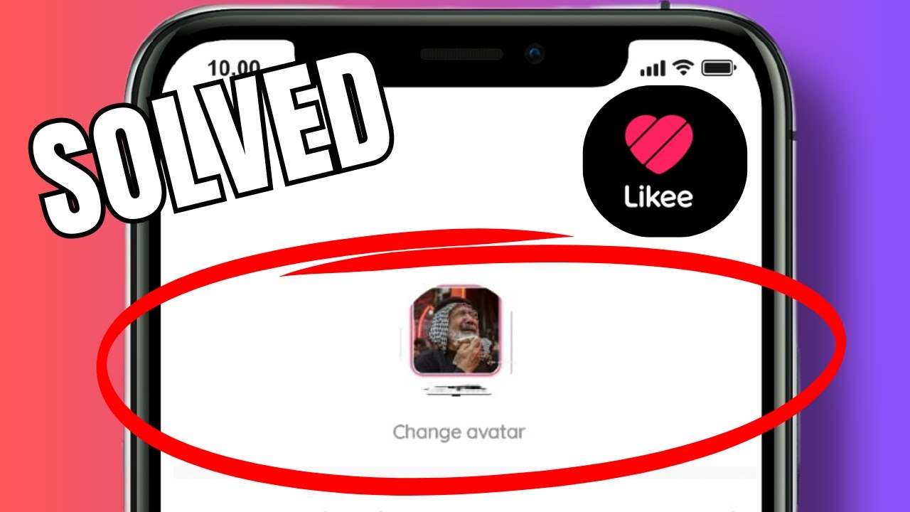How to set a new avatar on Likee