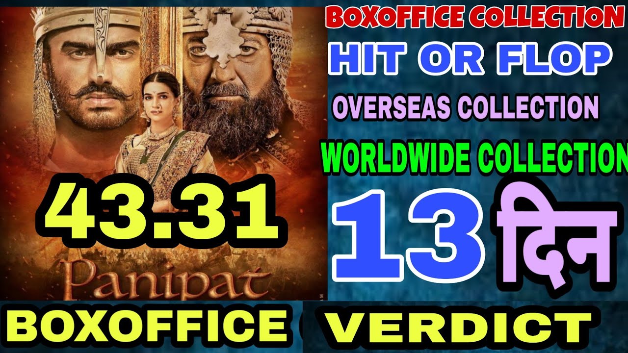 PANIPAT MOVIE BOXOFFICE COLLECTION PANIPAT HIT OR FLOP PANIPAT