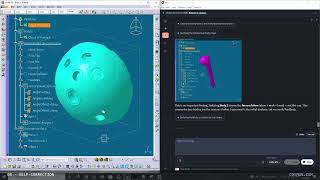 CATIA V5 Reverse Engineering: Mesh to Full Parametric Feature Tree Using Agentic AI of a Hip Implant