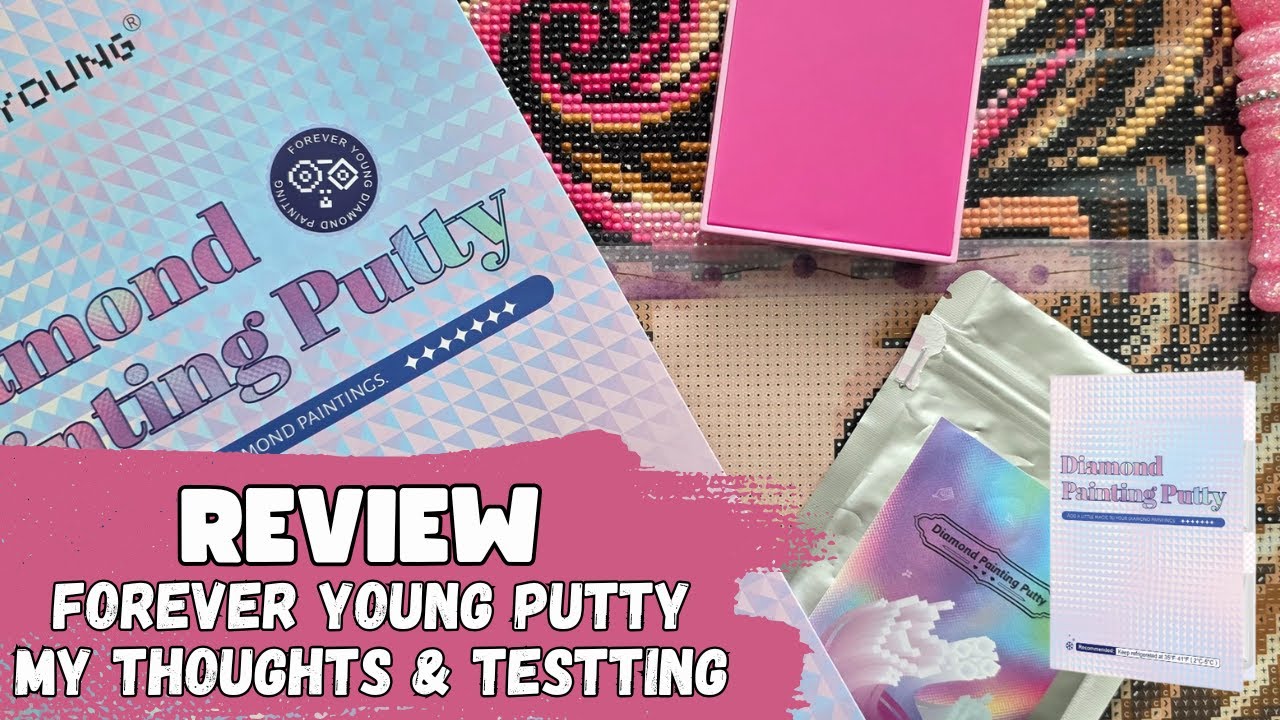 Обзор замазки для алмазной живописи ForeverYoung | Подходит ли она для алмазной живописи?