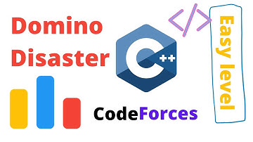 One of the Easiest Codeforces Problem ever: Domino Disaster