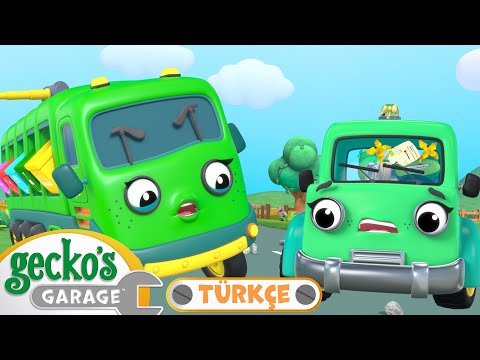 Gizemli Çöp İzleri! 🗑️ Yolları Kim Kirletiyor? | 🐸 Gecko'nun Garajı - Çocuklar için Kamyonlar