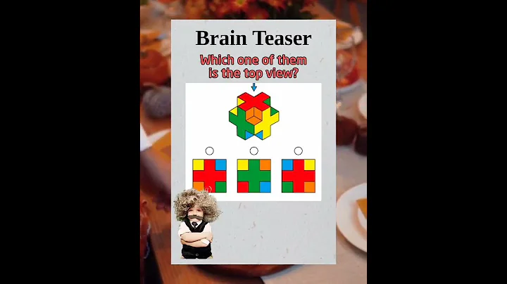 Find the Top View - Test Your Brain #braintest  #brainteaser  #braingames  #fun&facts #shorts @atifj