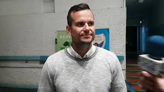 Michał Fikrt po meczu Re-Plast Unia Oświęcim - Tauron Podhale Nowy Targ.