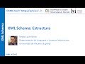 XML Schema: Estructura