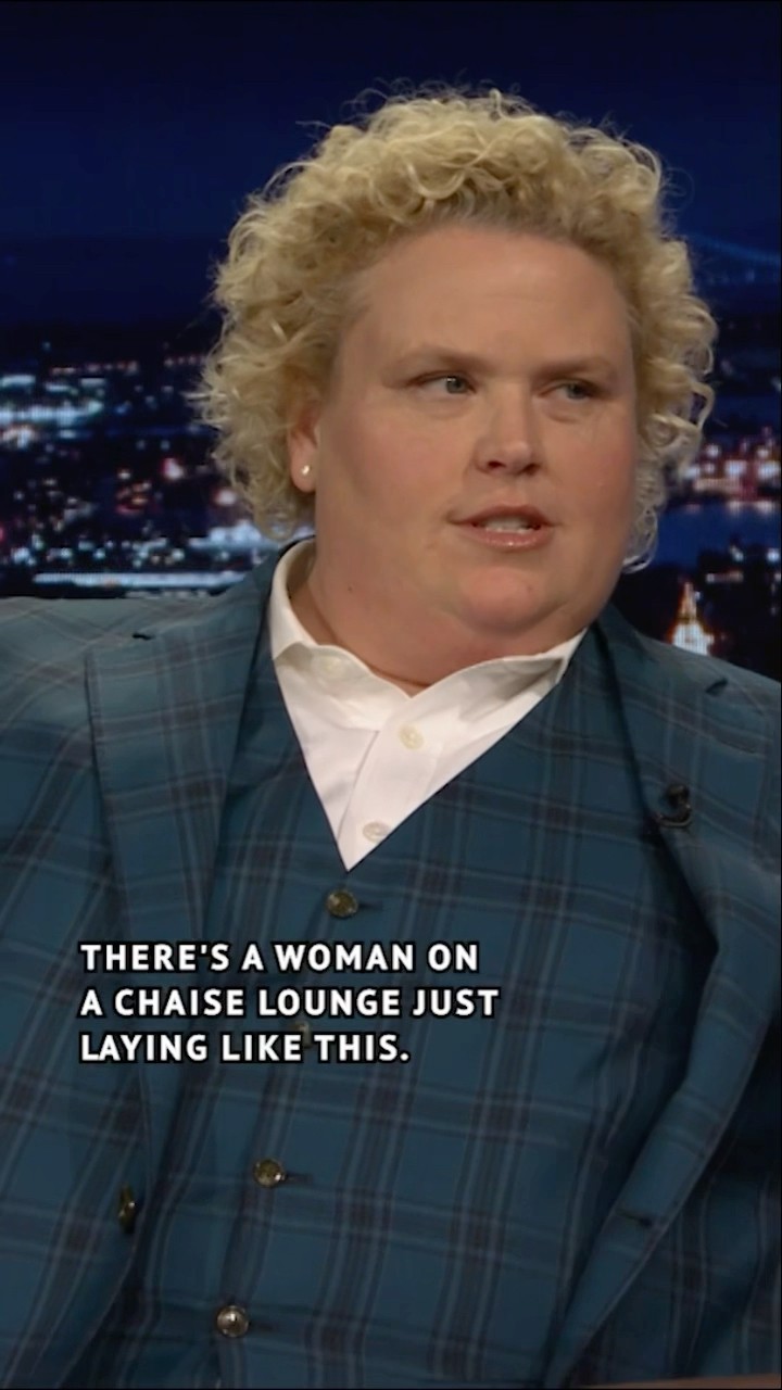 #FortuneFeimster stared down #Madonna until she acknowledged her at a party ? #FallonTonight