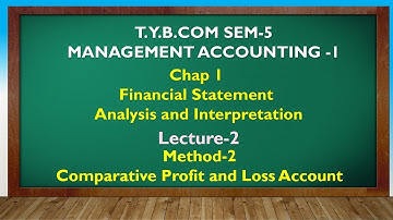 T Y BCOM SEM - 5 | FIN STAT ANALYSIS LEC 2 | GUJARATI By Suresh Sir