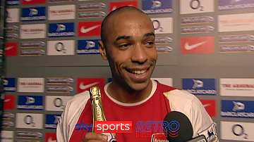 Thierry Henry after scoring 4 goals in Arsenal’s 5-0 win over Leeds