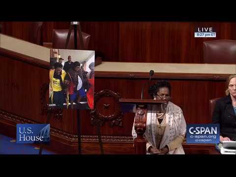 Congresswoman Jackson Lee "Kneeling in Defense of 1st Amendment"