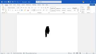 How to Add the SIDEWAYS BLACK DOWN POINTING INDEX Symbol in Word