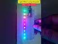 5 light effect using neo pixel 🤘 #circuitstories #diyprojects #electronics #neopixel