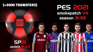 PES 2021 Smoke Patch 21.4.4 Official Update Review & Gameplay | Option File Winter Season 2022