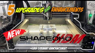 5 Upgrades and Enhancements for The Shapeoko HDM CNC! + SWM Plate Giveaway!