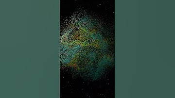 Particle dance rotation Full Render  #satisfying #3danimation #animation# #blender #particles
