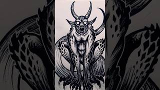 DRAWING A QUASIT (D&D 5e) #dnd #demon #dnd5e #drawing #muse