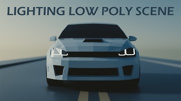 Blender Tutorial: Lighting Low Poly Scene