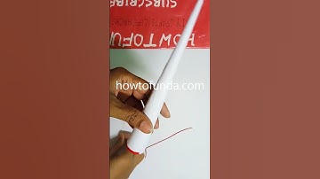 wind mill or turbine model making using cardboard and paper - science project - howtofunda - #shorts