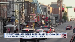 Nashville Downtown Partnership raises party bus concerns