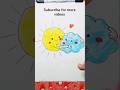How to Draw a Cute Sun Hugging a Cloud ☀️☁️ | Easy Drawing #shorts